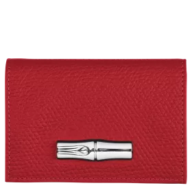 longchamp - portefeuille compact roseau