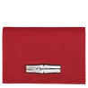 longchamp - portefeuille compact roseau