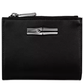 longchamp - portefeuille compact  roseau