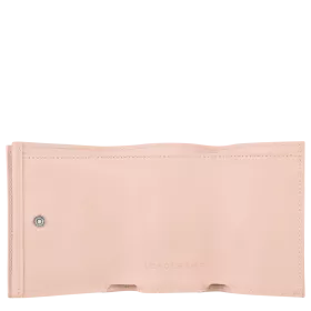 longchamp - portefeuille compact roseau box