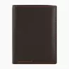 le tanneur - portefeuille vertical poche id marius en cuir grainé