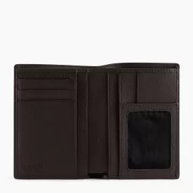 le tanneur - portefeuille vertical poche id marius en cuir grainé