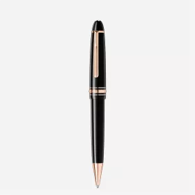 montblanc - stylo bille meisterstück legrand doré à l'or rose
