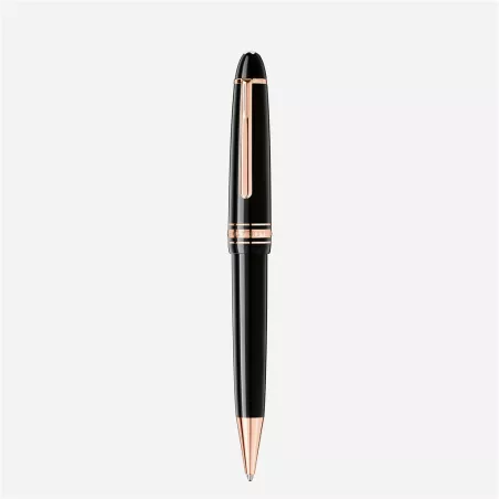 montblanc - stylo bille meisterstück legrand doré à l'or rose