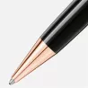 montblanc - stylo bille meisterstück legrand doré à l'or rose