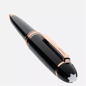montblanc - stylo bille meisterstück legrand doré à l'or rose