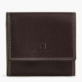 le tanneur - porte monnaie boîte touraine en cuir lisse