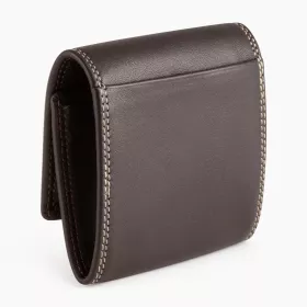 le tanneur - porte monnaie boîte touraine en cuir lisse