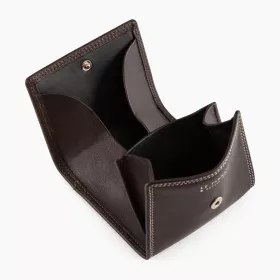 le tanneur - porte monnaie boîte touraine en cuir lisse