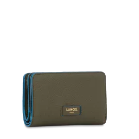 Portefeuille Rectangulaire Compact Zippé Ninon De Lancel