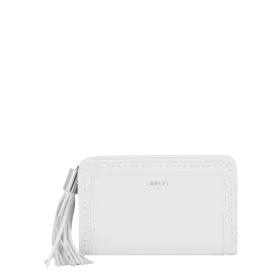 lancel - portefeuille compact rectangulaire zippé m premier flirt de lancel