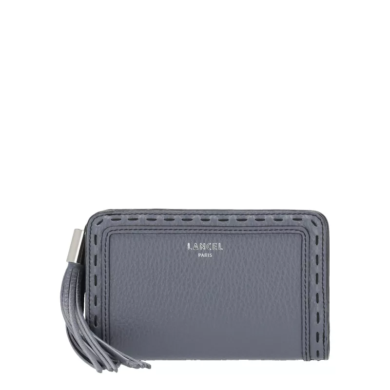 lancel - portefeuille compact rectangulaire zippé m premier flirt de lancel lancel - portefeuille compact rectangulaire zippé m premier flirt de lancel