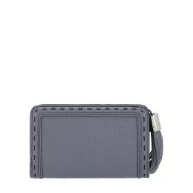 lancel - portefeuille compact rectangulaire zippé m premier flirt de lancel