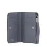 lancel - portefeuille compact rectangulaire zippé m premier flirt de lancel
