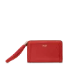 lancel - portefeuille compact rectangulaire zippé m premier flirt de lancel
