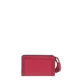 lancel - portefeuille compact rectangulaire zippé m premier flirt de lancel