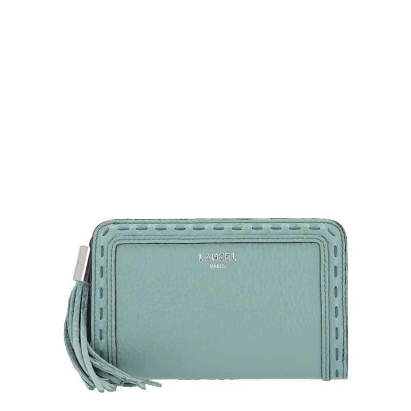 lancel - portefeuille compact rectangulaire zippé m premier flirt de lancel lancel - portefeuille compact rectangulaire zippé m premier flirt de lancel