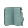lancel - portefeuille compact rectangulaire zippé m premier flirt de lancel