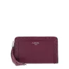 lancel - portefeuille compact rectangulaire zippé m premier flirt de lancel