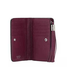 lancel - portefeuille compact rectangulaire zippé m premier flirt de lancel
