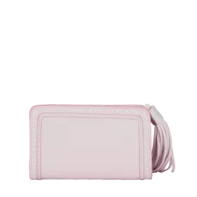 lancel - portefeuille compact rectangulaire zippé m premier flirt de lancel