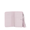lancel - portefeuille compact rectangulaire zippé m premier flirt de lancel