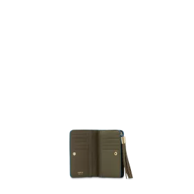 lancel - portefeuille compact rectangulaire zippé m premier flirt de lancel