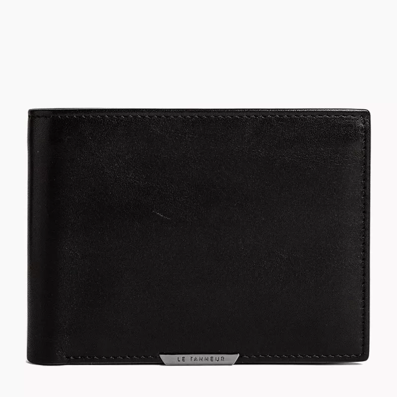 le tanneur - porte cartes avec poche billet baudelaire en cuir le tanneur - porte cartes avec poche billet baudelaire en cuir