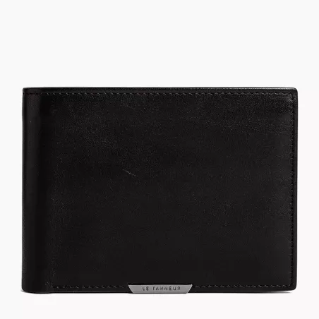 le tanneur - porte cartes avec poche billet baudelaire en cuir
