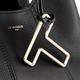 Le Tanneur - petit sac à main juliette en cuir grainé