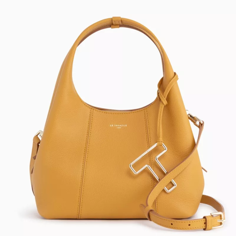 Le Tanneur - petit sac à main juliette en cuir grainé Le Tanneur - petit sac à main juliette en cuir grainé