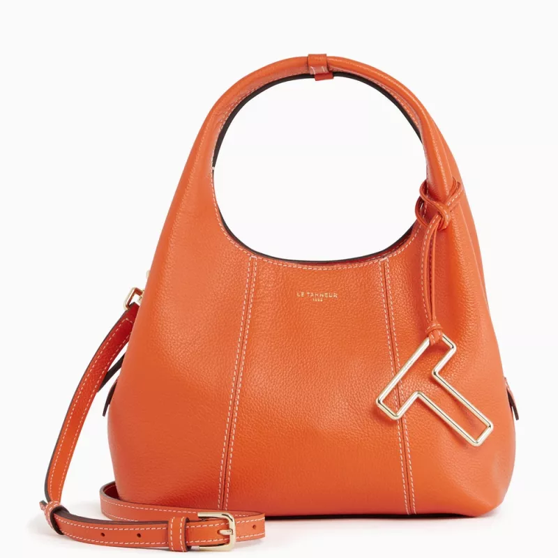Le Tanneur - petit sac à main juliette en cuir grainé Le Tanneur - petit sac à main juliette en cuir grainé
