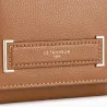 le tanneur - porte monnaie à rabat judith en cuir grainé