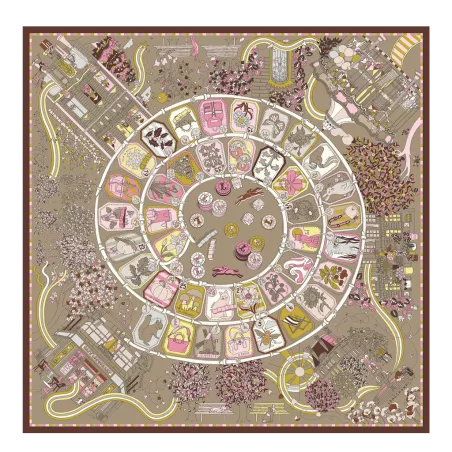 longchamp - carré de soie  collection printemps/été 2022