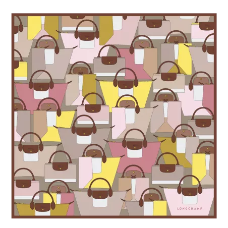 longchamp - carré de soie  collection automne-hiver 2021