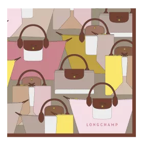 longchamp - carré de soie  collection automne-hiver 2021
