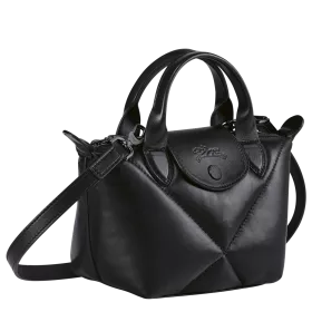 longchamp - sac porté main xs  le pliage cuir