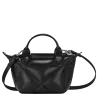 longchamp - sac porté main xs  le pliage cuir