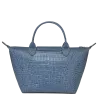 longchamp - sac porté main s  le pliage cuir