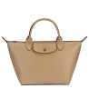 longchamp - sac porté main s  le pliage cuir