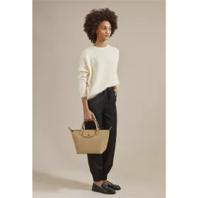 longchamp - sac porté main s  le pliage cuir