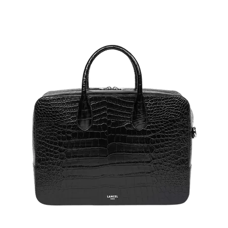 lancel - serviette cuir femme document mia de lancel