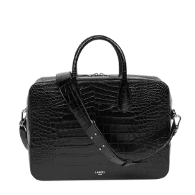lancel - serviette cuir femme document mia de lancel