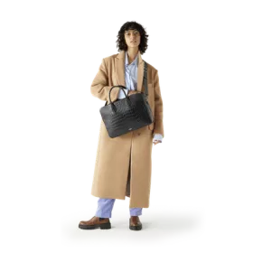 lancel - serviette cuir femme document mia de lancel