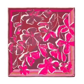 lancel - carré motif fleurs arty
