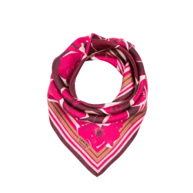 lancel - carré motif fleurs arty