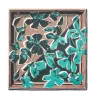 lancel - carré motif fleurs arty