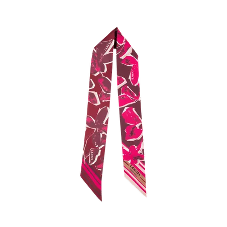 lancel - bandeau motif fleurs arty