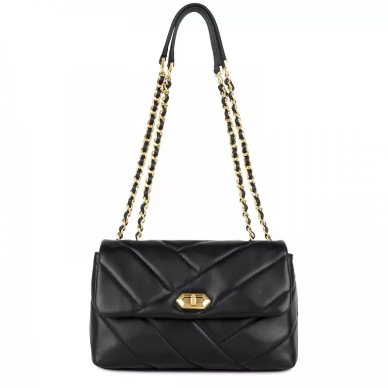 lancaster - sac trotteur croisé matelassé