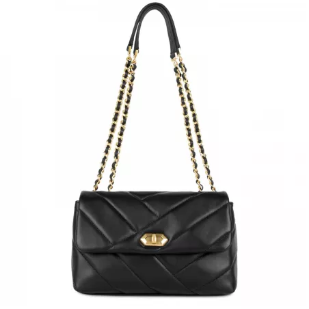 lancaster - sac trotteur croisé matelassé
